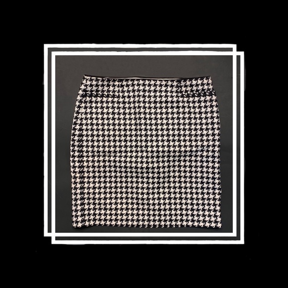 Final Sale WHBM Hounds Tooth Mini Sz 0 - Picture 4 of 8